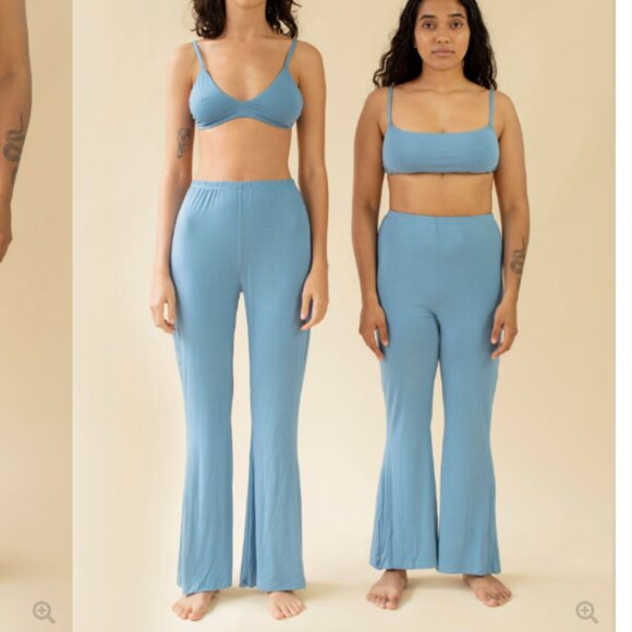 Garmentory Hara the Label Frankie Flare Powder Blue Small - Picture 2 of 2